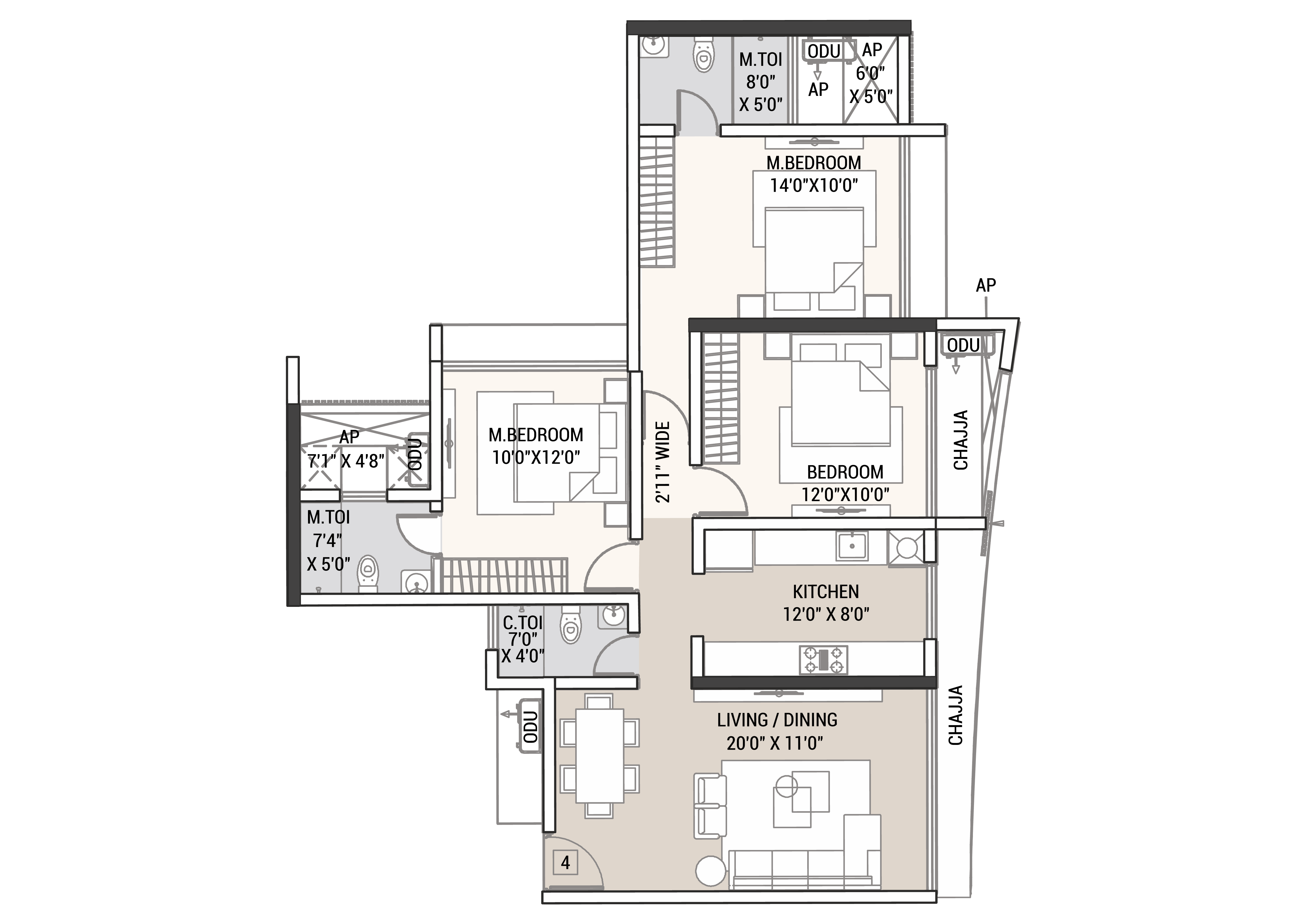 3bhk